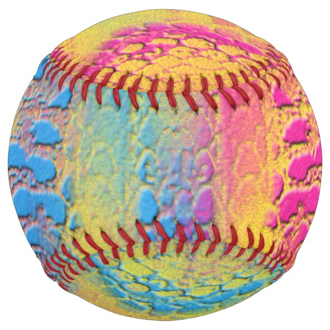 PYTHON - modern decorative fractal - Softball (Front)