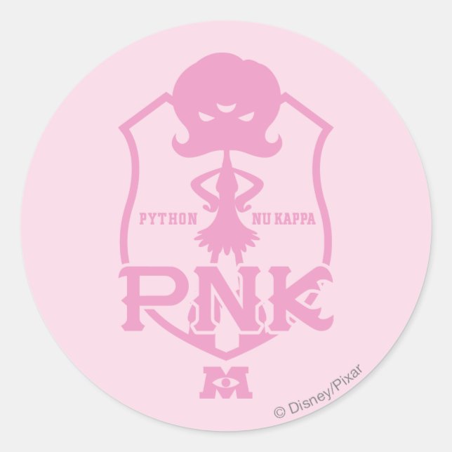 PYTHON NU KAPPA - PNK CLASSIC ROUND STICKER (Front)