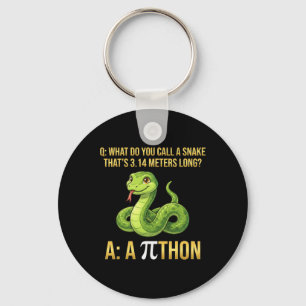 Python Pithon Pi Day Symbol Funny Math Teacher 3 1 Keychain