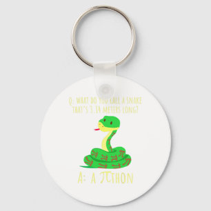 Python Pithon Pi Symbol Funny Math Teacher Pi Day  Keychain