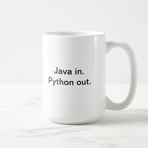 Python programmer coffe mug
