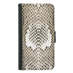 Python Skin: Animal Pattern Design Samsung Galaxy S5 Wallet Case