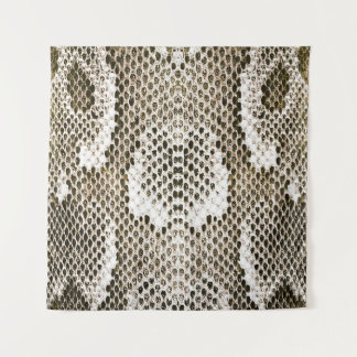 Python Skin: Animal Pattern Design Tapestry