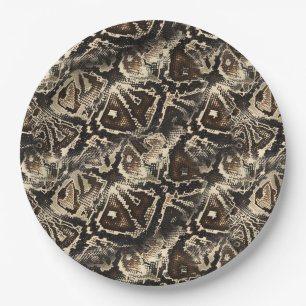 Python Skin Paper Plates
