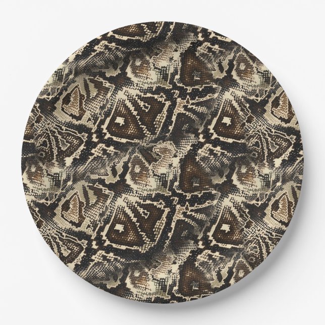 Python Skin  Paper Plates (Front)