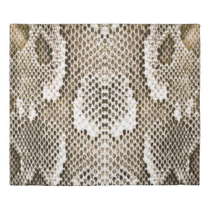 python skin, snake pattern, animal skin pattern de duvet cover