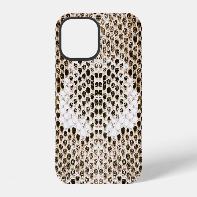 python skin, snake pattern, animal skin pattern de iphone case (Back)