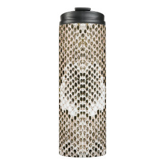 python skin, snake pattern, animal skin pattern de thermal tumbler