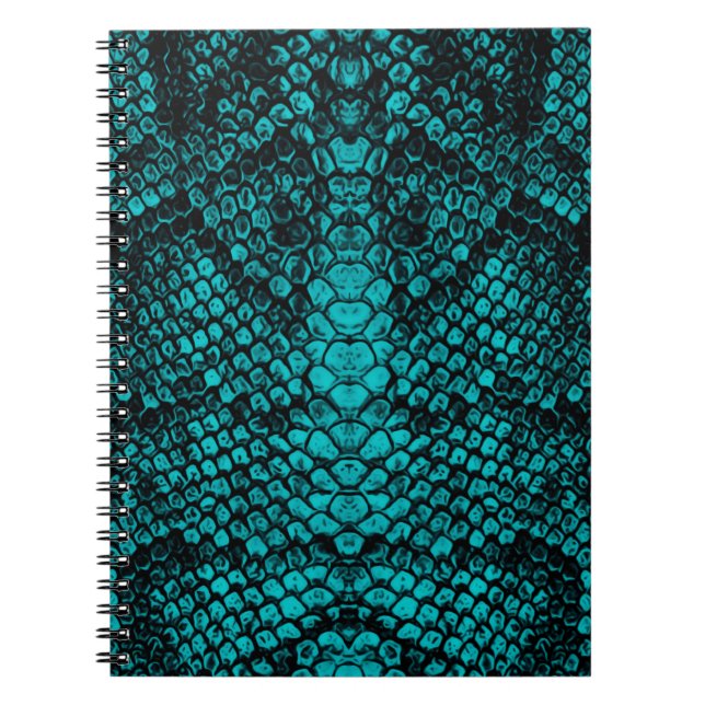 Python Skin: Snake Pattern Design Notebook (Front)