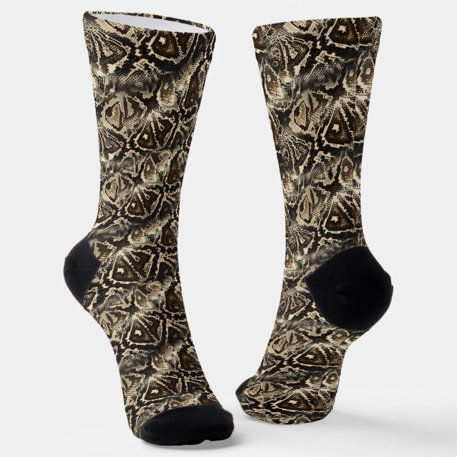 Python Skin Socks (Angled)