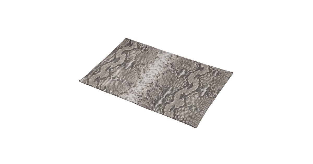 Python Snake Skin Animal Print Cloth Placemat | Zazzle