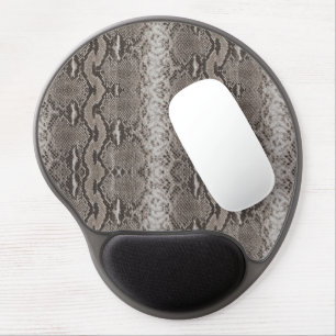 Python Snake Skin Animal Print Gel Mouse Pad
