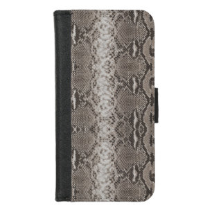 Python Snake Skin Animal Print iPhone 8/7 Wallet Case