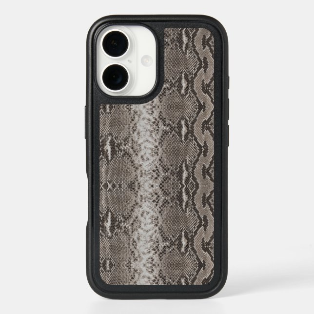 Python Snake Skin Animal Print Otterbox iPhone Case (Back)