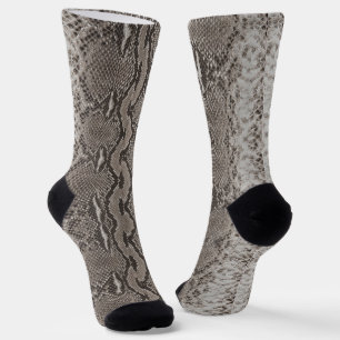 Python Snake Skin Animal Print Socks