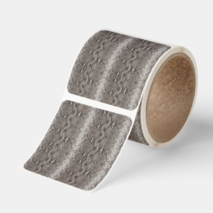 Python Snake Skin Animal Print Square Sticker