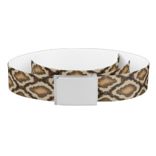 Python snake skin pattern 2 belt