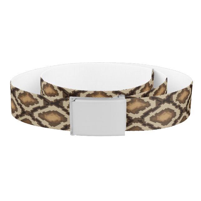 Python snake skin pattern 2 belt (Coil)