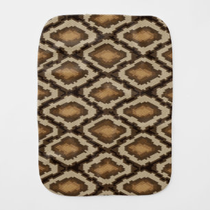 Python snake skin pattern 2 burp cloth