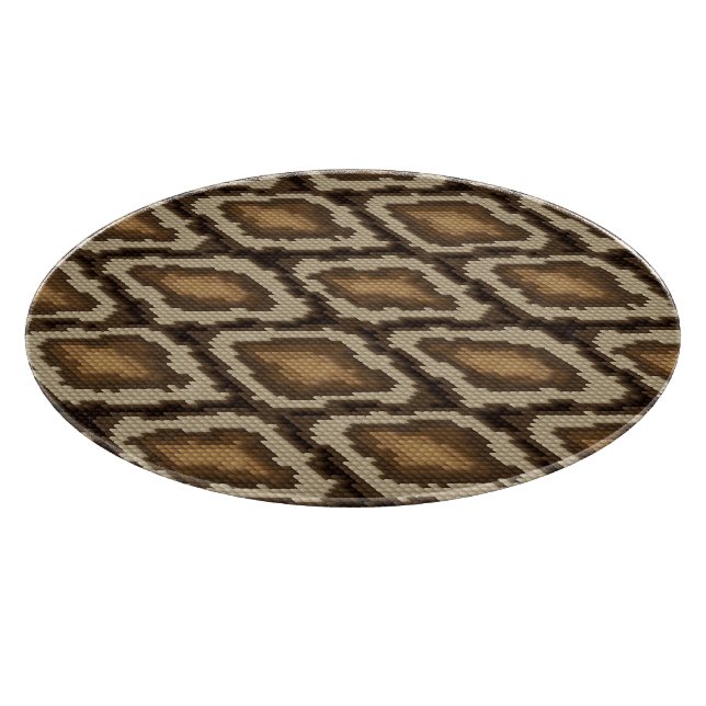 Python snake skin pattern 2 cutting board (Corner)