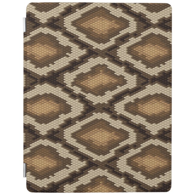 Python snake skin pattern 2 iPad smart cover (Front)