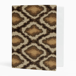Python snake skin pattern 2 mini binder
