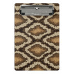 Python snake skin pattern 2 mini clipboard