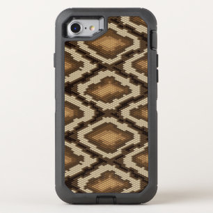 Python snake skin pattern 2 OtterBox defender iPhone SE/8/7 case