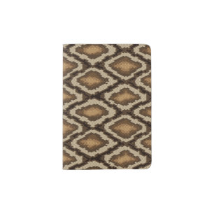 Python snake skin pattern 2 passport holder