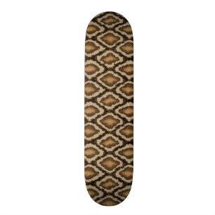 Python snake skin pattern 2 skateboard deck