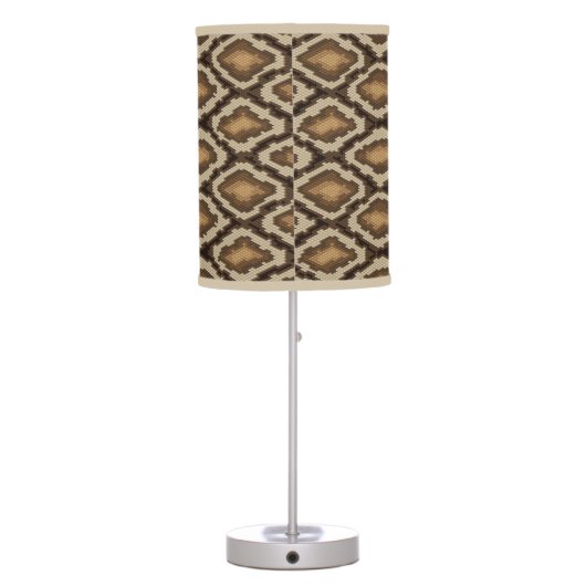 Python snake skin pattern 2 table lamp (Back)