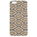 Python snake skin pattern 2 clear iPhone 6 plus case