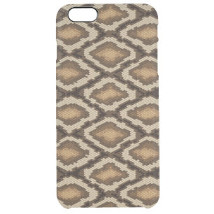 Python snake skin pattern 2 clear iPhone 6 plus case