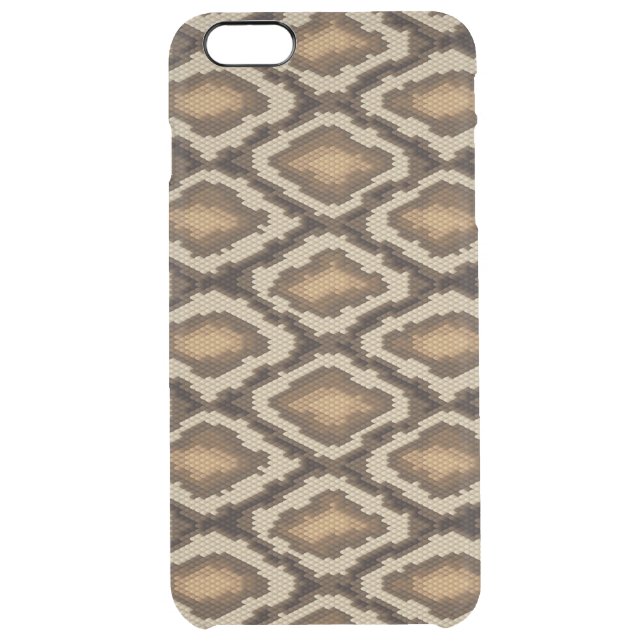 Python snake skin pattern 2 uncommon iPhone case (Back)