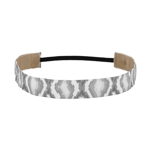 Python snake skin pattern athletic headband (Front)