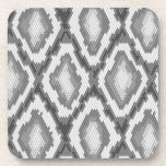 Python snake skin pattern beverage coaster