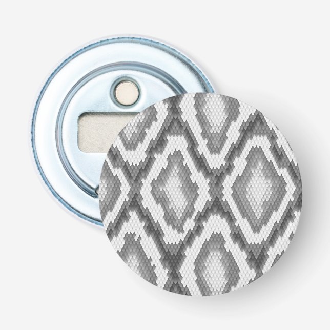Python snake skin pattern bottle opener (Front)