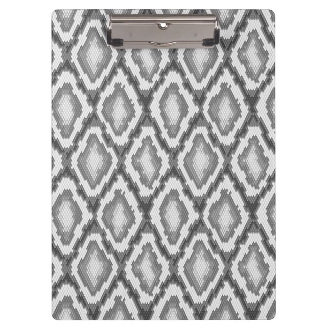 Python snake skin pattern clipboard (Front)