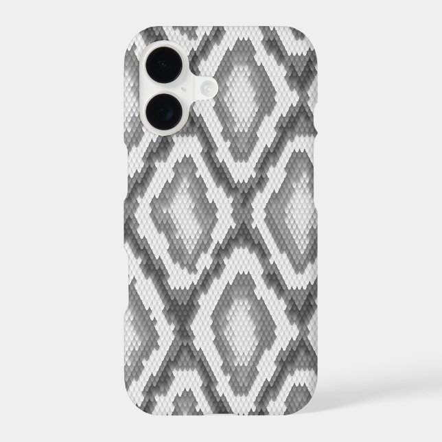 Python snake skin pattern iphone case (Back)
