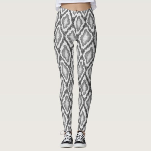 Python snake skin pattern leggings