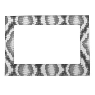 Python snake skin pattern magnetic picture frame