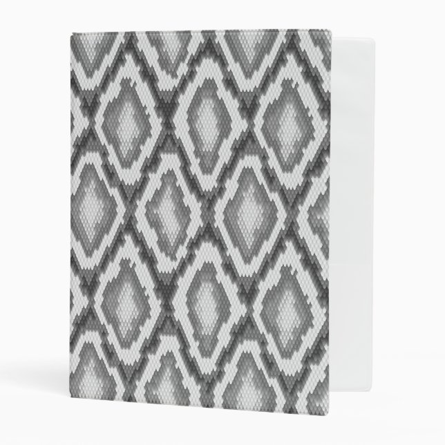 Python snake skin pattern mini binder (Front/Inside)