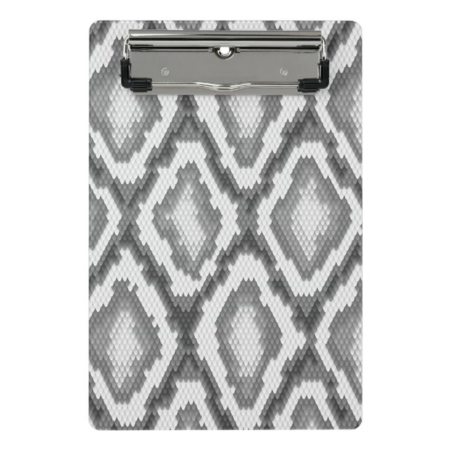 Python snake skin pattern mini clipboard (Front)