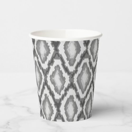 Python snake skin pattern paper cups