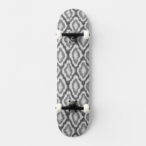 Python snake skin pattern skateboard deck