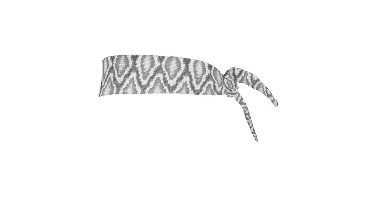 Python snake skin pattern tie headband | Zazzle