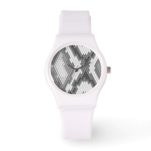 Python snake skin pattern watch