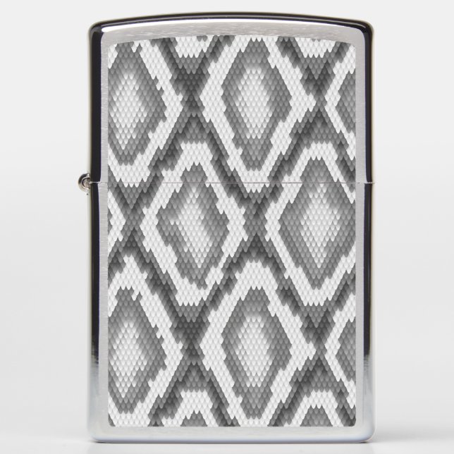 Python snake skin pattern zippo lighter (Front)
