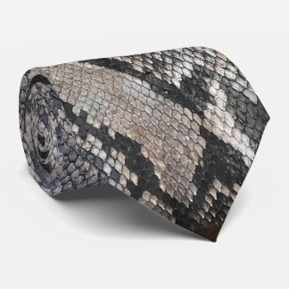  Python Snake Skin - Rich Elegant Luxury Fashion Neck Tie