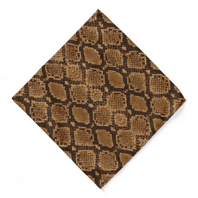 Python Snakeskin Print Bandana (Front)